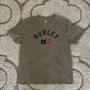 Hurley Men's Olive Short Sleeve Tee